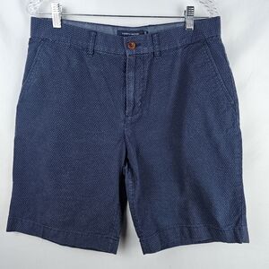 Tommy Hilfiger Micro Dot Chino Shorts Men's 32 Classic Fit Old Money Casual